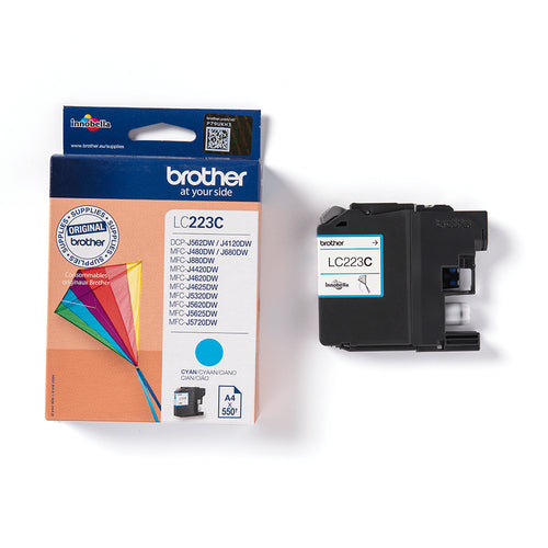 Brother LC223C ink cartridge 1 pc(s) Original Cyan Brother LC223C ink cartridge 1 pc(s) Original Cyan